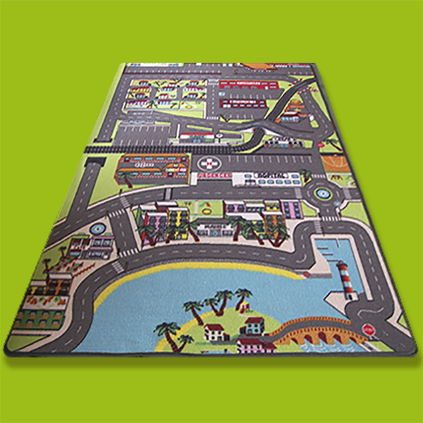 Tapis jeu pour enfant voitures dans la ville [95 x 133 cm] - TAPITOM ®  (Route pour petites voitures) - Cdiscount Jeux - Jouets